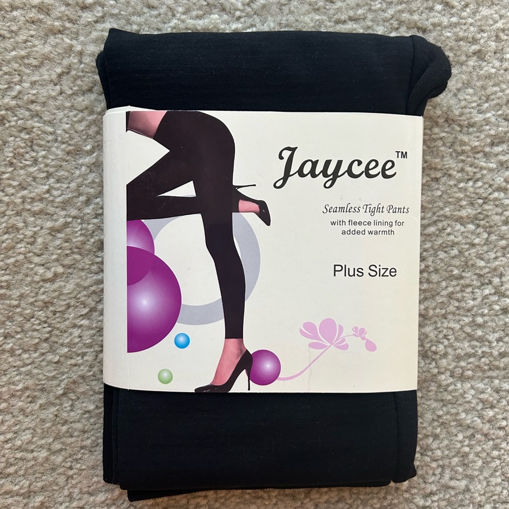 Jaycee Black Seamless Tights/Pants NEW